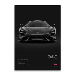 SENNA 720S ARTURA Canvas Wall Art Print Poster P1 765LT Supercar Decorative Painting Modern Home Decor Car Lover Gift Unframed