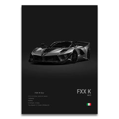 SF90 812C Canvas Wall Art Print Poster F50 F40 F80 Sports Car Decoration Painting Modern Home Decoration Painting Car Lover Gift