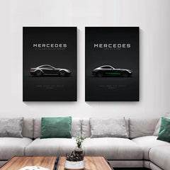 Mercedes-Benz AMG GT & G63 Canvas Wall Art Poster Print
