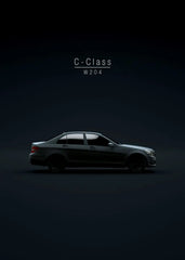 World Famous Car Series Black Canvas Wall Art Poster