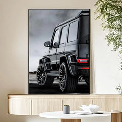 Black And White Luxury Car Vehicle Poster Woffity Simple Frameless Wall Sticker for Home Living Room Bathroom Decoration