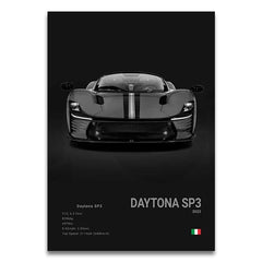 SF90 812C Canvas Wall Art Print Poster F50 F40 F80 Sports Car Decoration Painting Modern Home Decoration Painting Car Lover Gift
