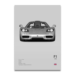 SENNA 720S ARTURA Canvas Wall Art Print Poster P1 765LT Supercar Decorative Painting Modern Home Decor Car Lover Gift Unframed