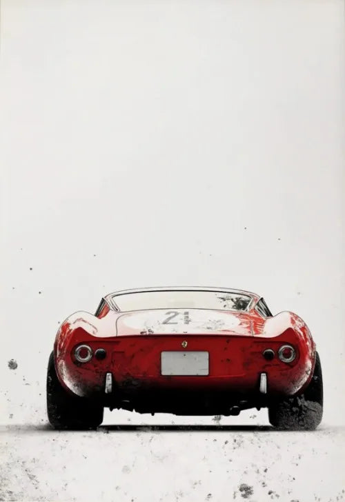 Retro Muscle Car Poster | Vintage Automotive Wall Art