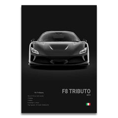 SF90 812C Canvas Wall Art Print Poster F50 F40 F80 Sports Car Decoration Painting Modern Home Decoration Painting Car Lover Gift