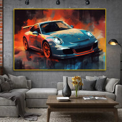 911 GT3 RS Car Generation Supercar Wall Arts Posters Canvas Painting for Room Office School Decoration Stuff Home Decor