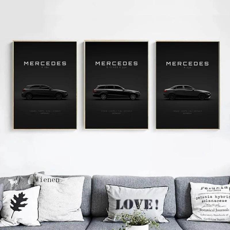 Mercedes-AMG GT & G63 Poster | Premium Automotive Wall Art