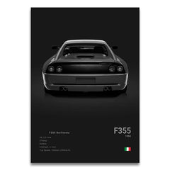 SF90 812C Canvas Wall Art Print Poster F50 F40 F80 Sports Car Decoration Painting Modern Home Decoration Painting Car Lover Gift