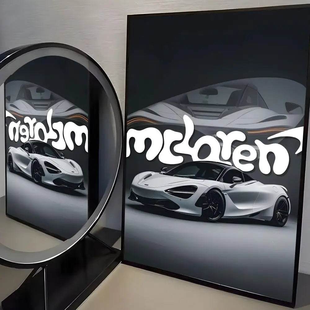 McLaren Supercar Poster | Premium Automotive Wall Art