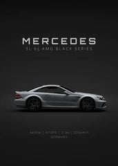 Mercedes-Benz AMG GT & G63 Canvas Wall Art Poster Print