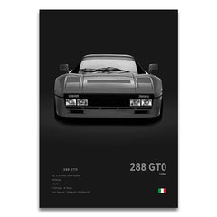 SF90 812C Canvas Wall Art Print Poster F50 F40 F80 Sports Car Decoration Painting Modern Home Decoration Painting Car Lover Gift