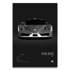 SF90 812C Canvas Wall Art Print Poster F50 F40 F80 Sports Car Decoration Painting Modern Home Decoration Painting Car Lover Gift
