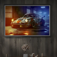 911 GT3 RS Car Generation Supercar Wall Arts Posters Canvas Painting for Room Office School Decoration Stuff Home Decor