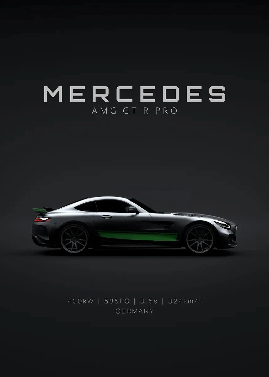 Mercedes-AMG GT & G63 Poster | Premium Automotive Wall Art