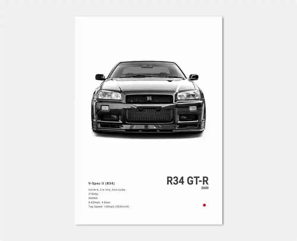 Nissan Skyline Posters | Premium JDM Wall Art