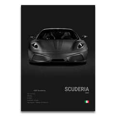 SF90 812C Canvas Wall Art Print Poster F50 F40 F80 Sports Car Decoration Painting Modern Home Decoration Painting Car Lover Gift