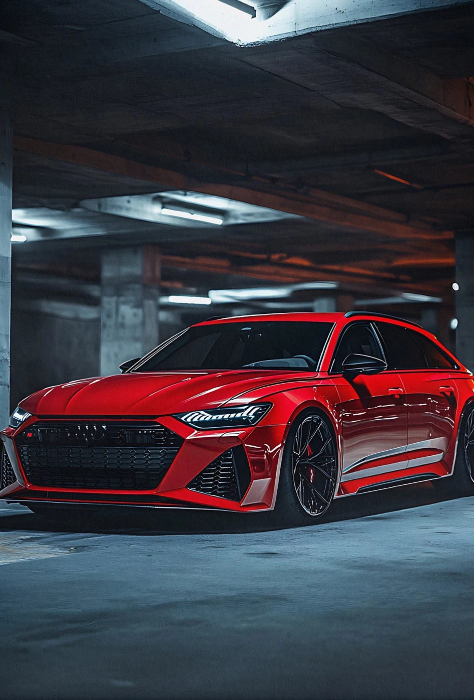 Audi Supercar Poster | Premium Automotive Wall Art