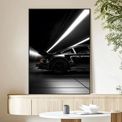 Black And White Luxury Car Vehicle Poster Woffity Simple Frameless Wall Sticker for Home Living Room Bathroom Decoration