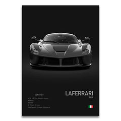 SF90 812C Canvas Wall Art Print Poster F50 F40 F80 Sports Car Decoration Painting Modern Home Decoration Painting Car Lover Gift