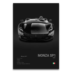 SF90 812C Canvas Wall Art Print Poster F50 F40 F80 Sports Car Decoration Painting Modern Home Decoration Painting Car Lover Gift