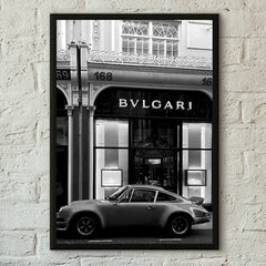Now Black and White Luxury Car Photography Like Wall Art, HD Canvas Print Posters, Home, Living Room, Room Decoration