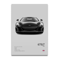 SENNA 720S ARTURA Canvas Wall Art Print Poster P1 765LT Supercar Decorative Painting Modern Home Decor Car Lover Gift Unframed