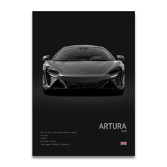 SENNA 720S ARTURA Canvas Wall Art Print Poster P1 765LT Supercar Decorative Painting Modern Home Decor Car Lover Gift Unframed