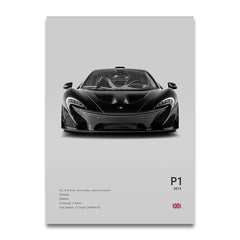 SENNA 720S ARTURA Canvas Wall Art Print Poster P1 765LT Supercar Decorative Painting Modern Home Decor Car Lover Gift Unframed