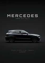 Mercedes-Benz AMG GT & G63 Canvas Wall Art Poster Print