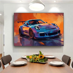 911 GT3 RS Car Generation Supercar Wall Arts Posters Canvas Painting for Room Office School Decoration Stuff Home Decor