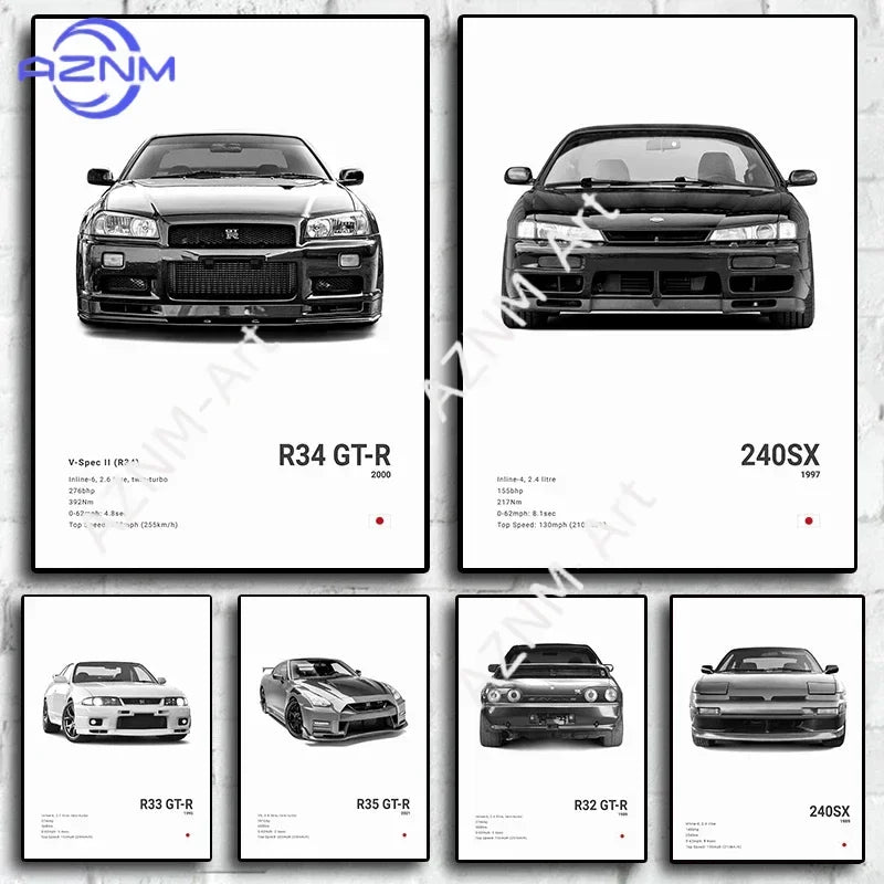 Nissan Skyline Posters | Premium JDM Wall Art