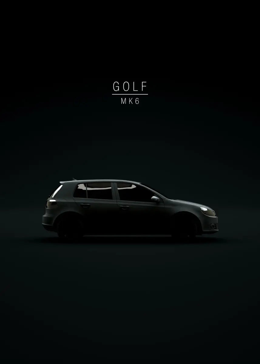 World Famous Cars Canvas Poster