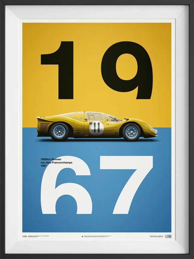 24 Heures Racing Poster | Motorsport Wall Art
