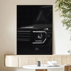 Black And White Luxury Car Vehicle Poster Woffity Simple Frameless Wall Sticker for Home Living Room Bathroom Decoration