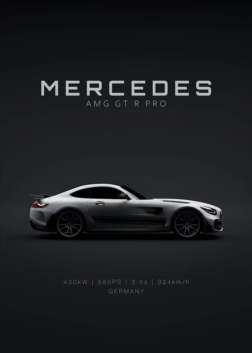 Mercedes-AMG GT & G63 Poster | Premium Automotive Wall Art