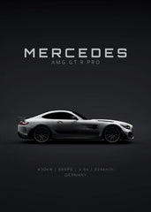 Mercedes-Benz AMG GT & G63 Canvas Wall Art Poster Print