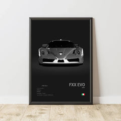 SF90 812C Canvas Wall Art Print Poster F50 F40 F80 Sports Car Decoration Painting Modern Home Decoration Painting Car Lover Gift