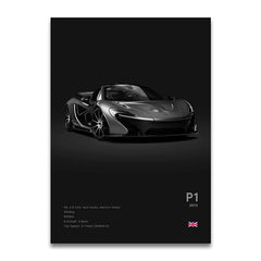 SENNA 720S ARTURA Canvas Wall Art Print Poster P1 765LT Supercar Decorative Painting Modern Home Decor Car Lover Gift Unframed
