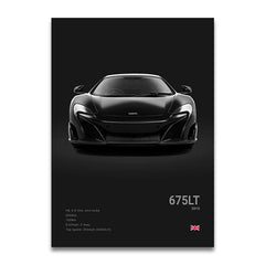 SENNA 720S ARTURA Canvas Wall Art Print Poster P1 765LT Supercar Decorative Painting Modern Home Decor Car Lover Gift Unframed