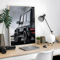 Black And White Luxury Car Vehicle Poster Woffity Simple Frameless Wall Sticker for Home Living Room Bathroom Decoration
