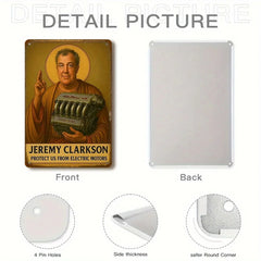 Jeremy Clarkson Top Gear Style Vintage Metal Wall Art Sign
