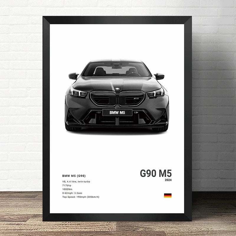 BMW M Series Canvas Print | Modern Car Wall Decor