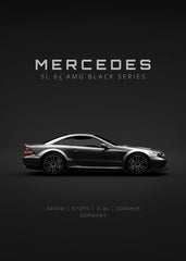 Mercedes-Benz AMG GT & G63 Canvas Wall Art Poster Print