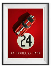 Retro Motorsport Poster , 911 & F1 Racing Canvas Wall Art
