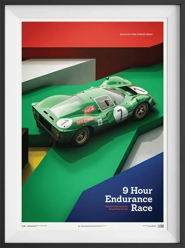 24 Heures Racing Poster | Motorsport Wall Art