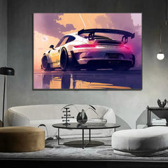 911 GT3 RS Car Generation Supercar Wall Arts Posters Canvas Painting for Room Office School Decoration Stuff Home Decor