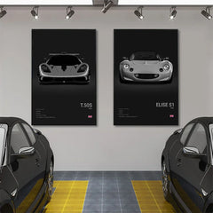 Pop Art Black Luxury Supercar Speed Poster Aesthetic Sports Car Gtr Ghost Canvas Painting Wall Art Mural Home Garage Room Decor