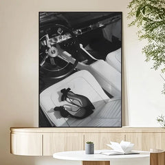 Black And White Luxury Car Vehicle Poster Woffity Simple Frameless Wall Sticker for Home Living Room Bathroom Decoration