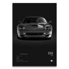 SF90 812C Canvas Wall Art Print Poster F50 F40 F80 Sports Car Decoration Painting Modern Home Decoration Painting Car Lover Gift