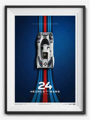 Retro Motorsport Poster , 911 & F1 Racing Canvas Wall Art